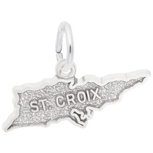 St. Croix Map Charm