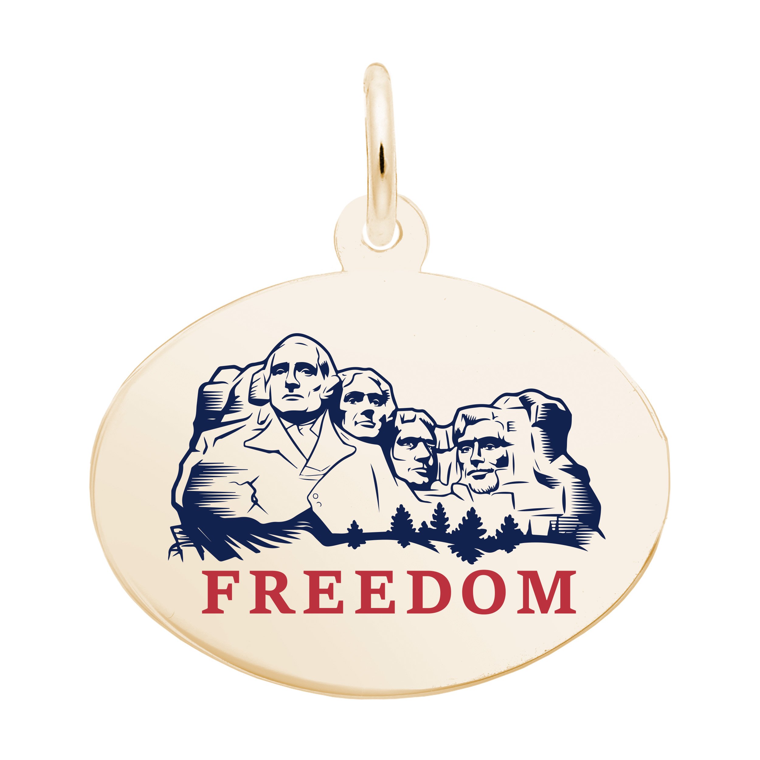 Painted USA 250 - Mount Rushmore Freedom Charm - Image 2